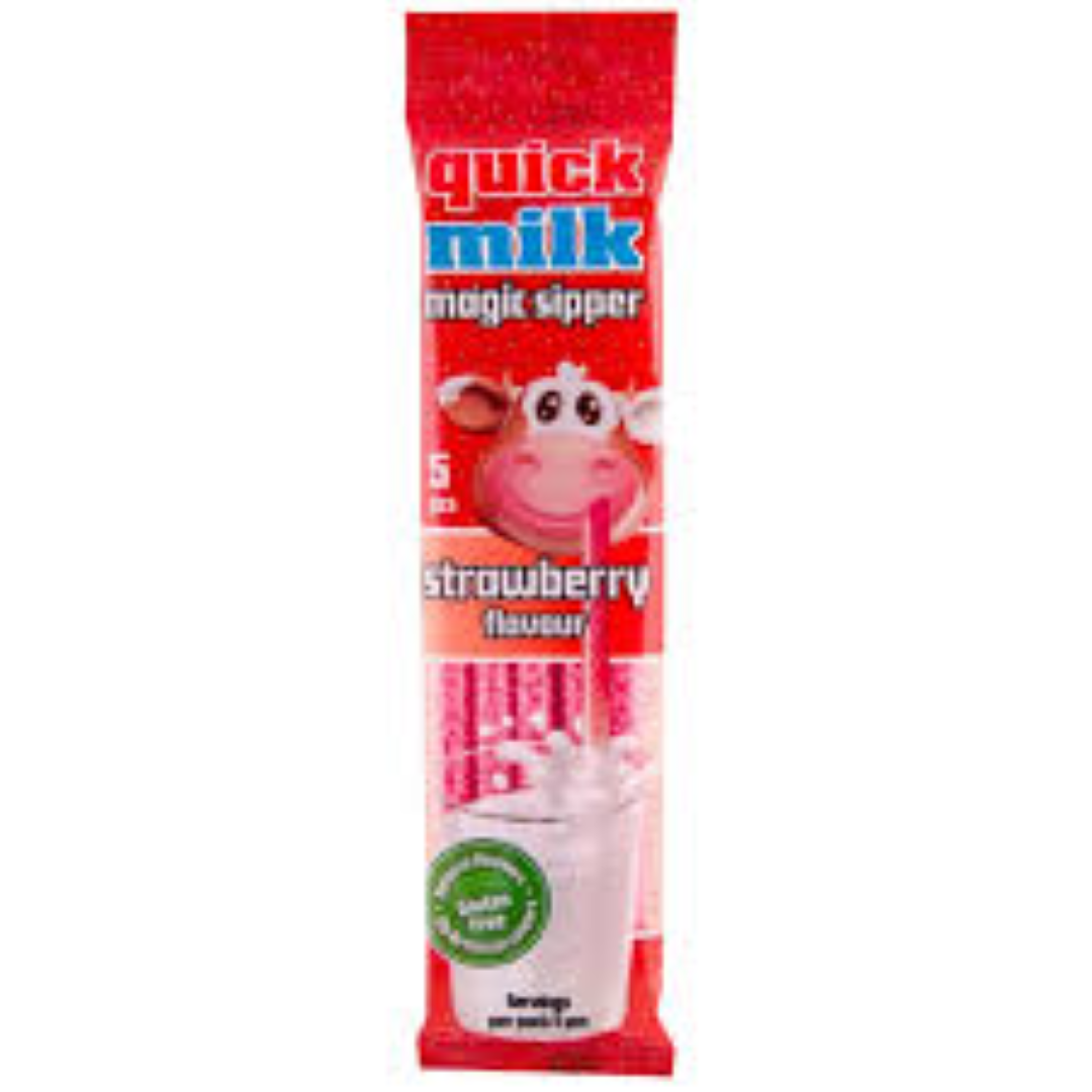 QUICK MILK MAGIC SIPPER STRAWBERRY